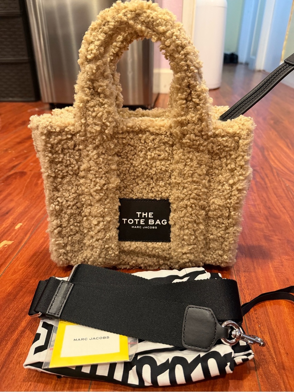 Marc Jacobs Sherpa Mini Tote in Camel